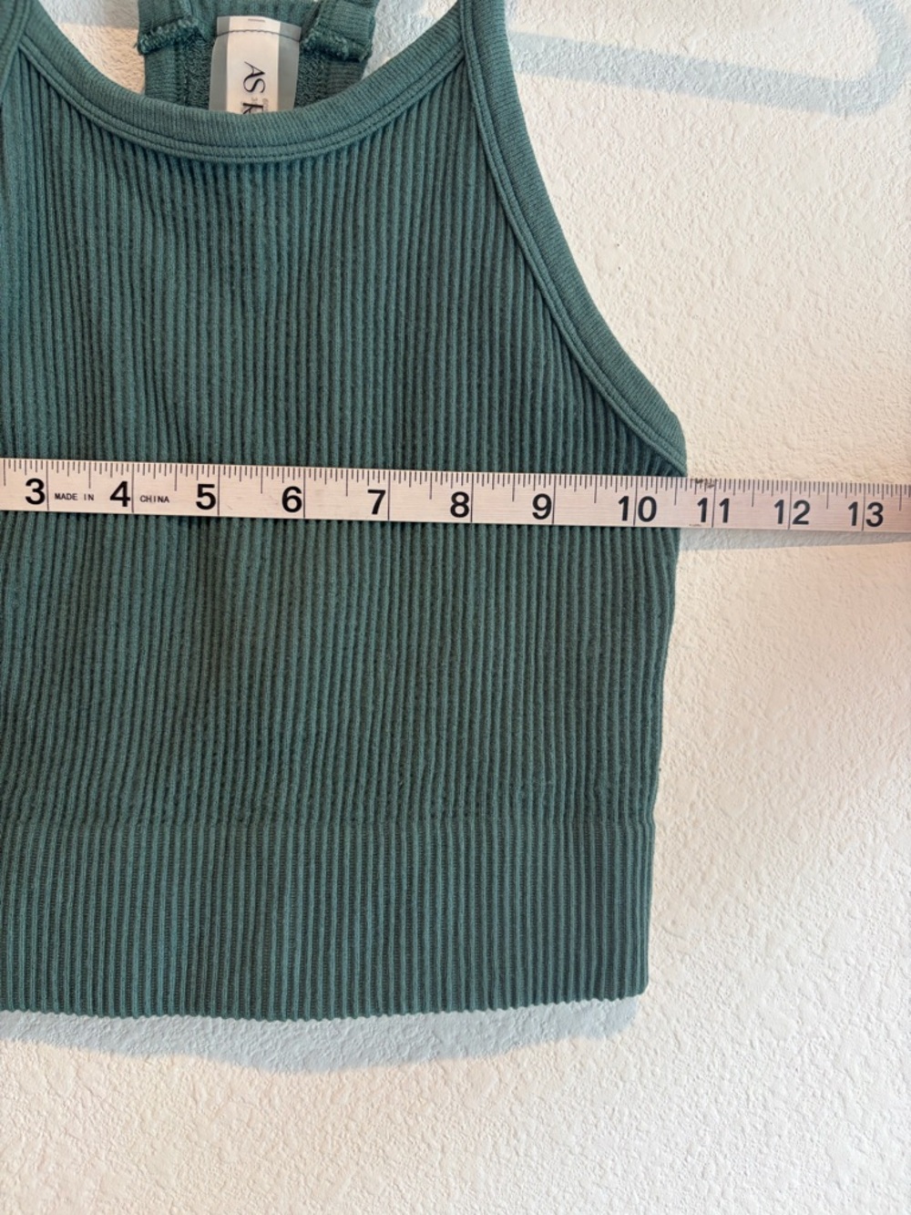 Altar'd State Ribbed Racerback Tank in Deep Green - Picture 8 of 9